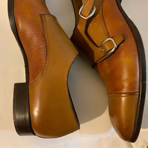 Carlos Santos “Green label” Double buckle Monk Strap Dress Shoes Men\'s Size 12 main image 11